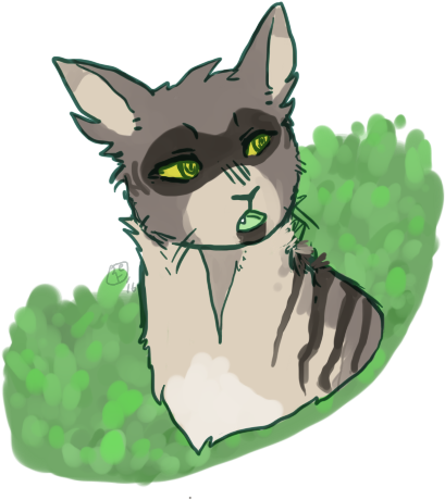 Whiskers Kitten Tabby Cat Illustration - Black Cat (512x512)