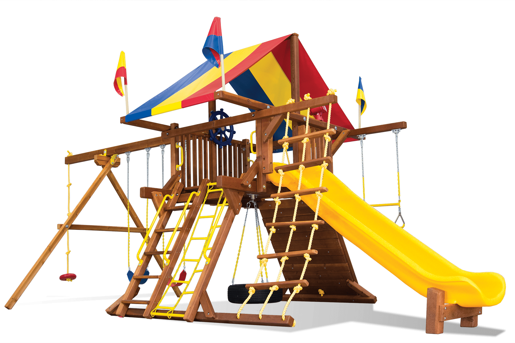 Sunshine Feature Castle 45a - Backyard Playworld (1693x1127)