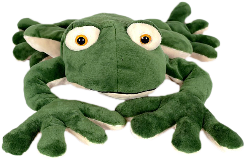 16 Inch Floppy Frog Natural Green Wishpets (1000x1000)