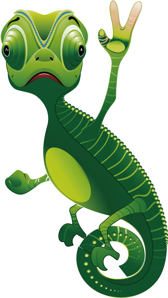 Lizard Cartoon Computer File - Cartoon (1276x1276)