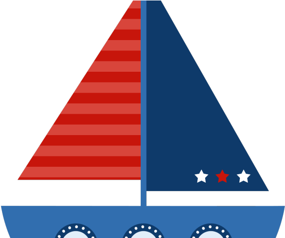 Sail Clipart Blue Baby - Sailboat Clipart (640x480)