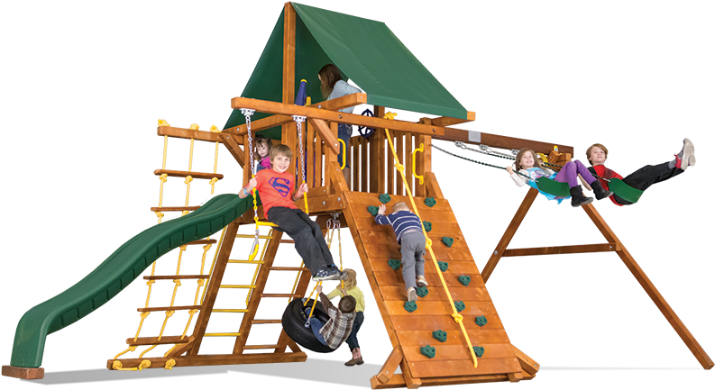 Carnival Base Castle Pkg Ii 30a Swingset - Circus (892x447)