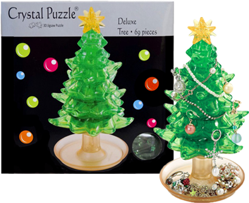 Games 3d Crystal Jigsaw Puzzle Deluxe Christmas Tree (640x480)
