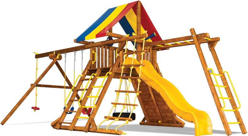 Rainbow's - Backyard Playworld (892x447)