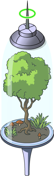 Self-sustaining Tree - Illustration (250x661)