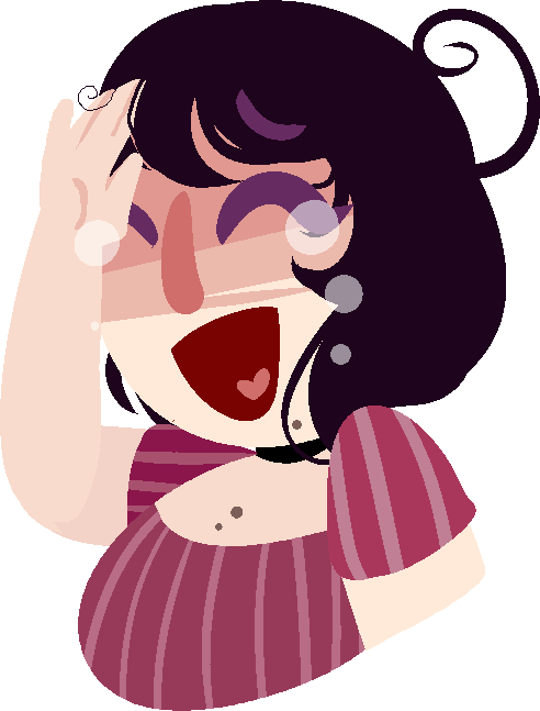 Laughing Lou By Loulabeiie - Cartoon (492x647)