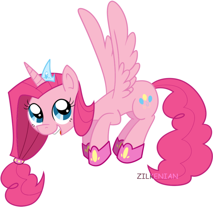 Princess Of Laughter By Zilkenian - پرنسس پینکی پای (900x886)