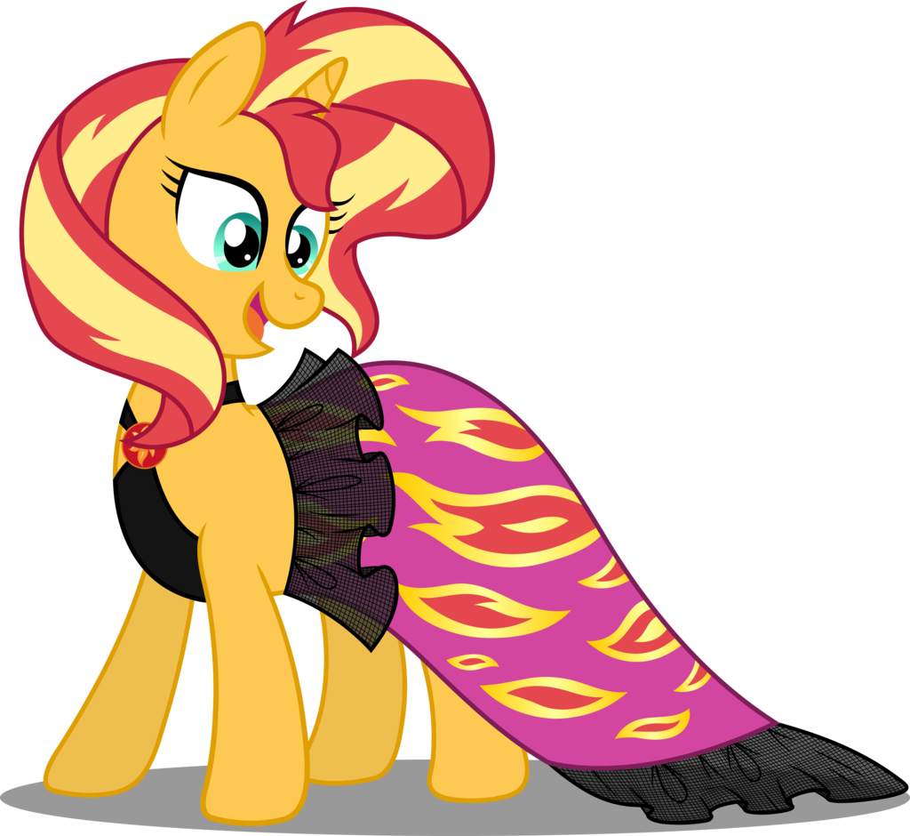 Sunset Shimmer Gala Dress By Icantunloveyou Sunset - Sunset Shimmer (1024x940)