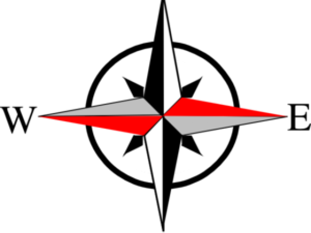 South Clipart Compass - North East South West (640x480)