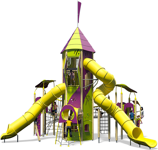 Everest Plus - Playground Slide (590x557)