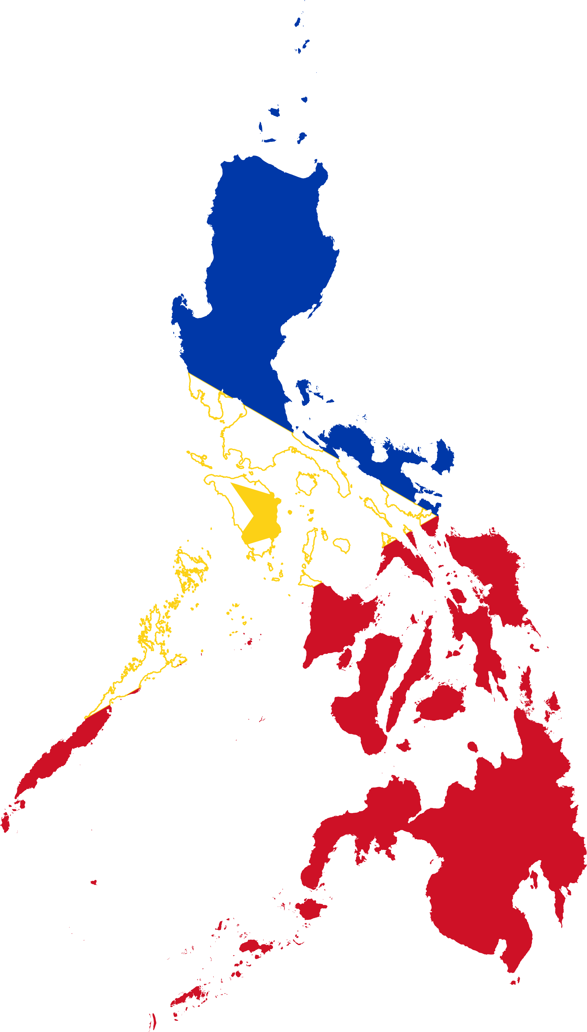 Philipines Clipart Philippine Map - Map Of The Philippines Icon (2000x3516)