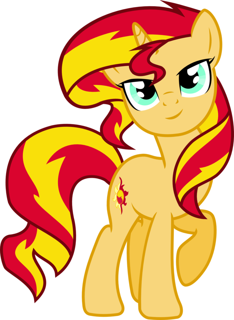 Someone Made A More Amazing Thing - Mlp Sunset Shimmer Pony (764x1045)