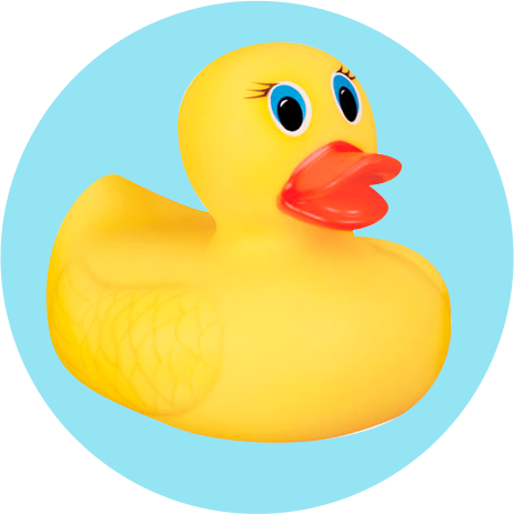 Pato Pico Clip Art - Rubber Duck (463x463)