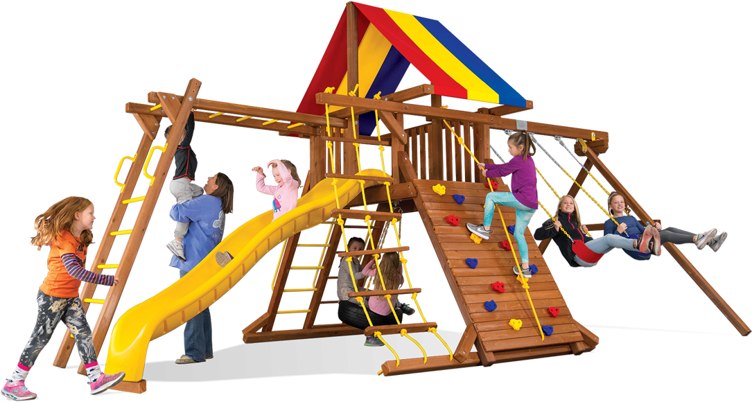 Circus Turbo Base Castle Pkg Iii W/ Monkey Bars - Circus (1100x732)