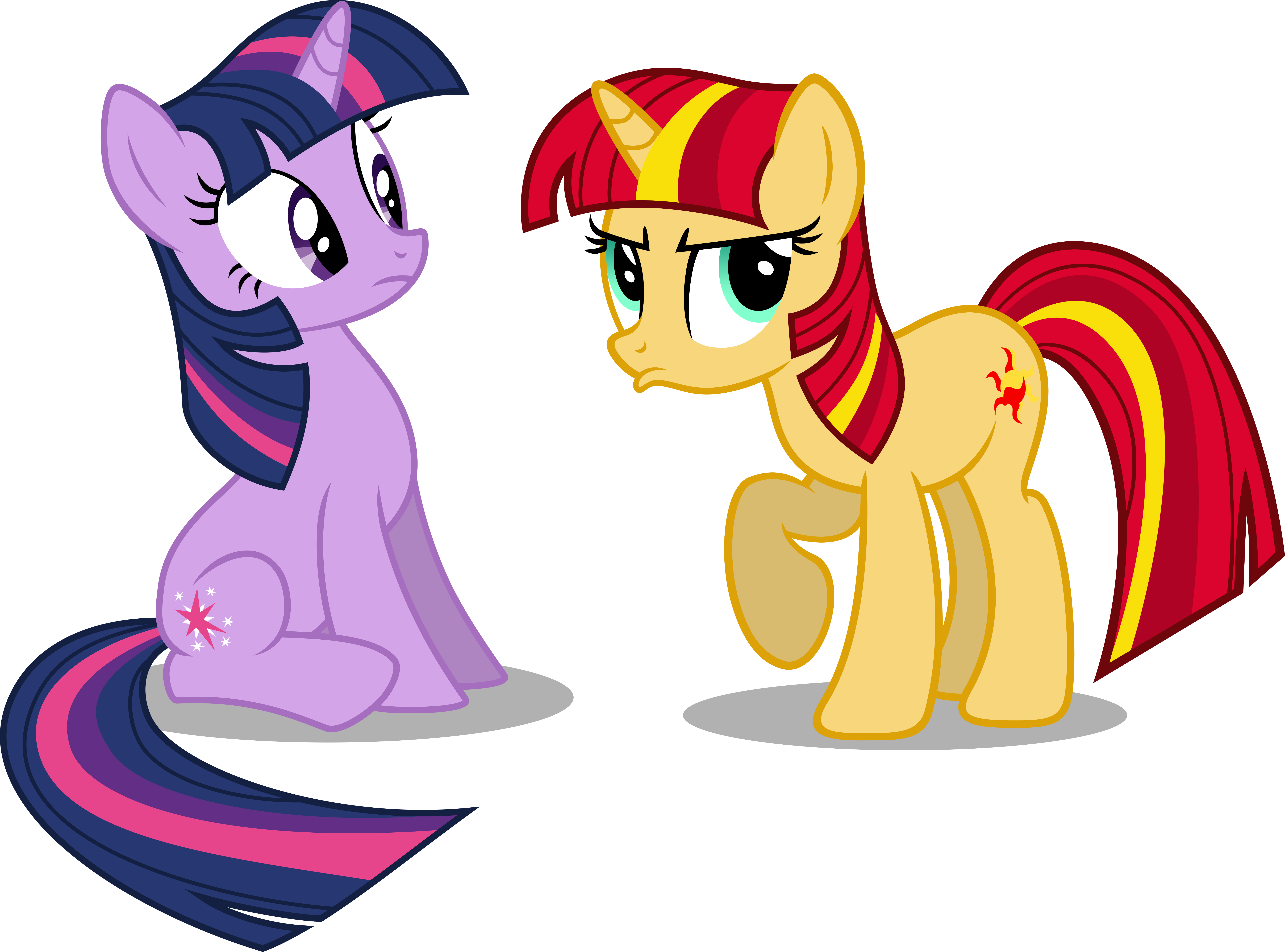 Sunset Shimmer 'twilirized' By Austiniousi - Twilight Sparkle And Sunset Shimmer Pony (1280x949)