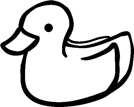 Rubber Duck Coloring Page - Patitoo De Dibujo (600x470)