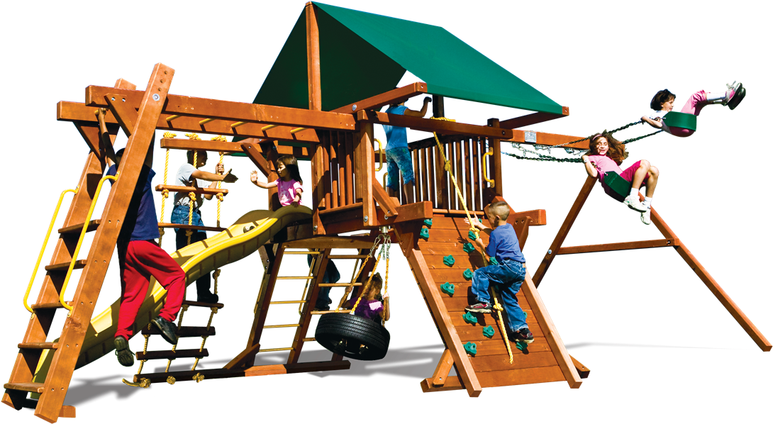 Sunshine Base Castle Pkg Iii 48a Swingset - Playground (1200x669)