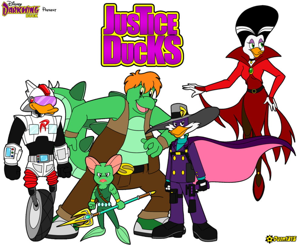 Darkwing Duck The Justice Duck - Cartoon (986x811)