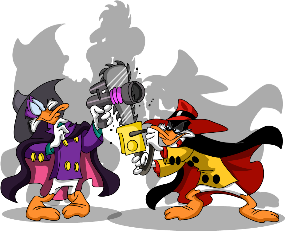 Darkwing Duck And Negaduck By Kimmyartmlp - Darkwing Duck (930x860)