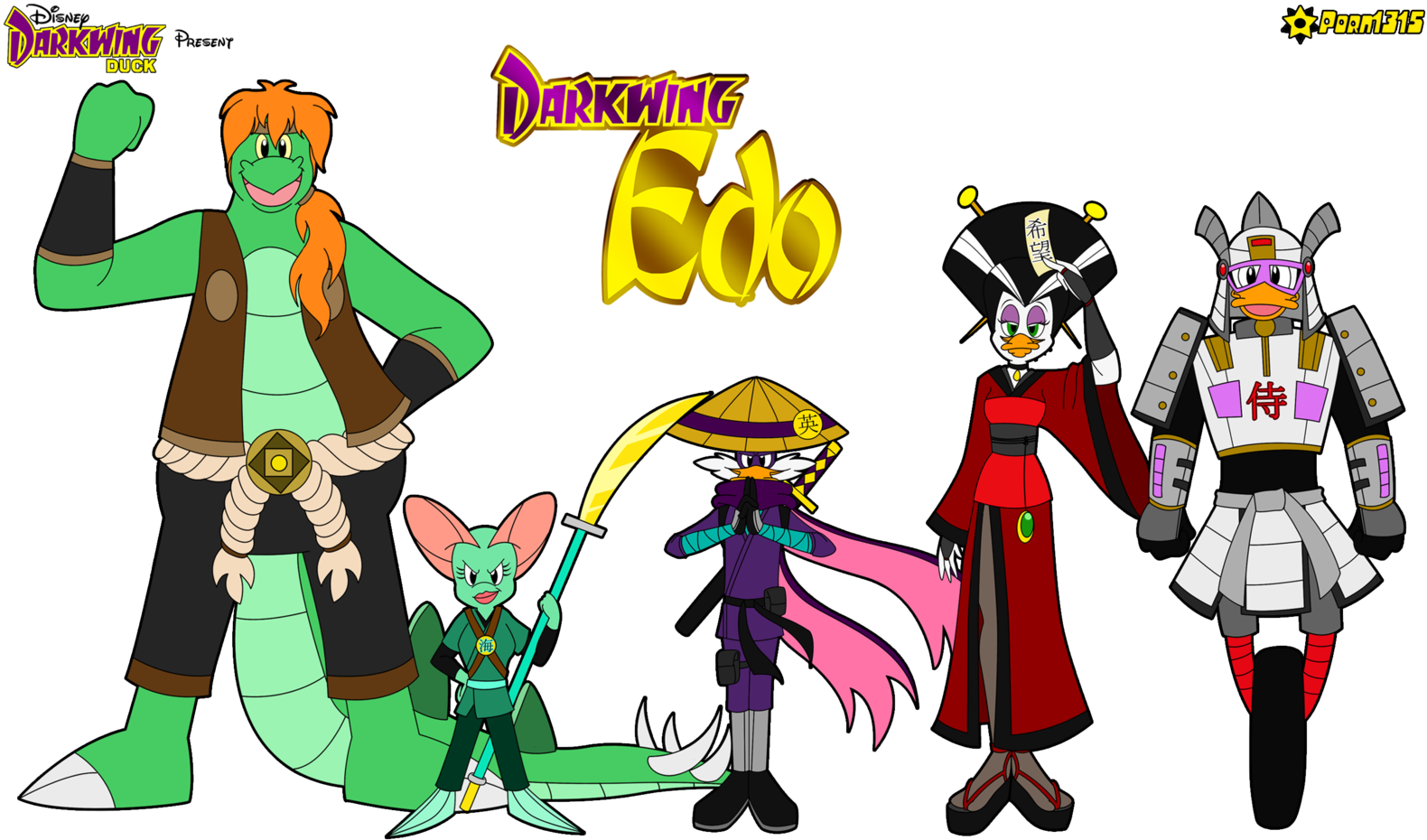 Justice Ducks Chart By Rosemary1315 - Stegmutt Darkwing Duck (1600x933)