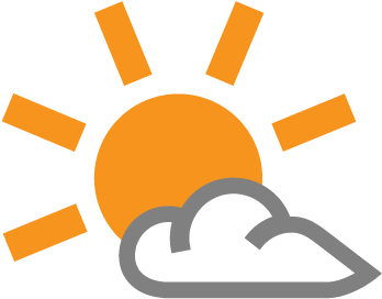 Sunny Clipart Mixed Weather - Graphic Design (512x512)