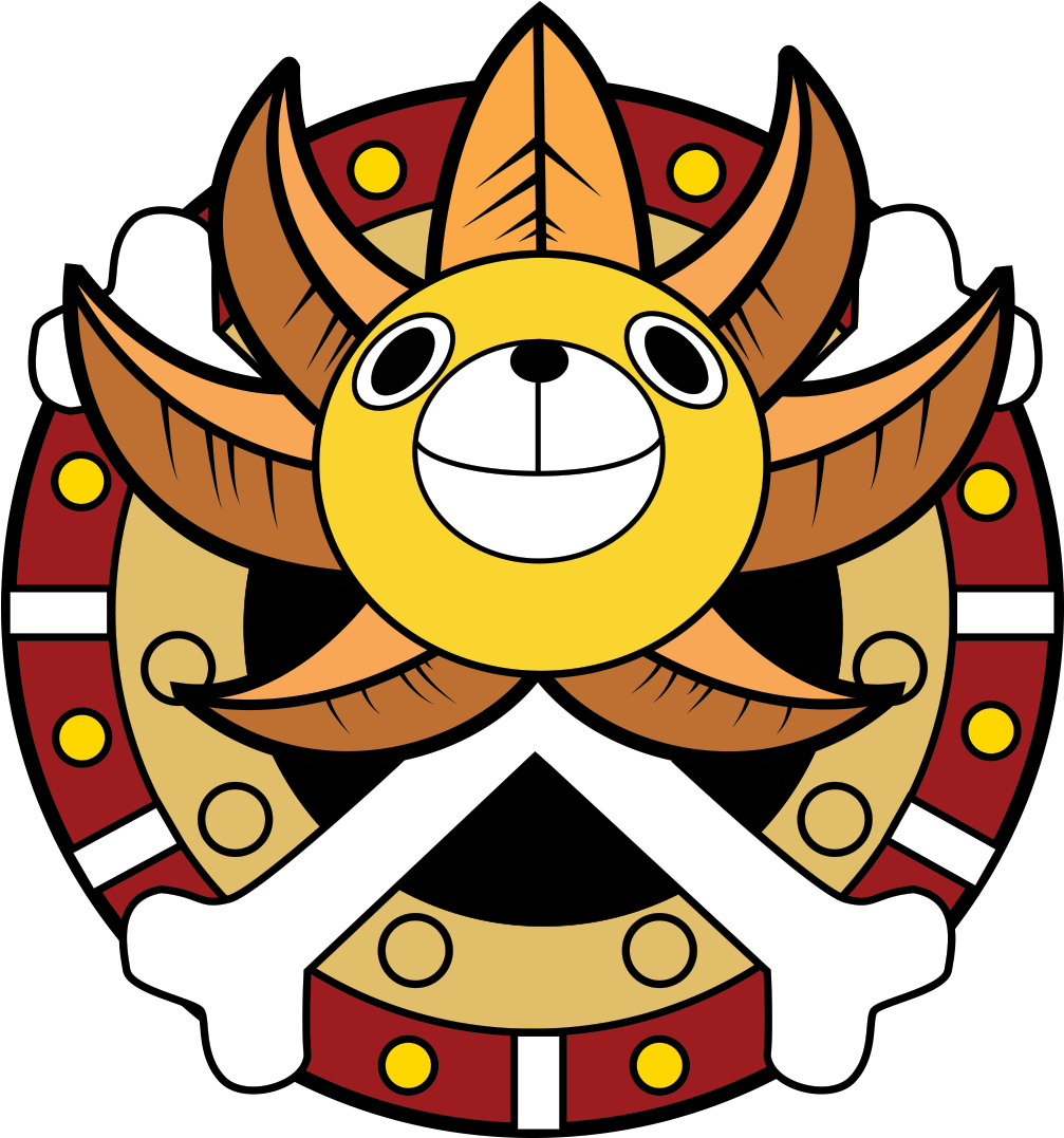 Vector By Arjaymc Thousand Sunny - One Piece Sunny Logo (1080x1080)