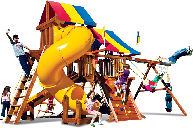 Sunshine Castle Pkg V Loaded 48d Swingset - Fun (892x447)