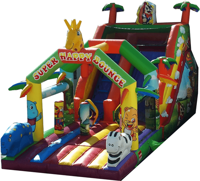 Коммерческий Надувной Батут «в Гостях У Жирафа» - Inflatable (700x700)