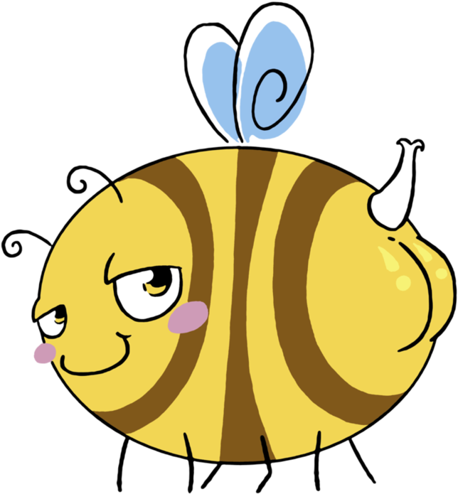 Bumble-butt By Satsydoodles - Bee With A Butt (896x892)
