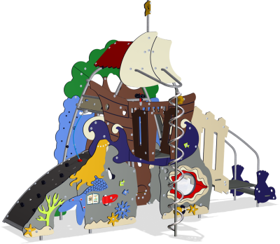 Marys Park Sensory Playground At Peninsula Town Center - Playground (400x348)