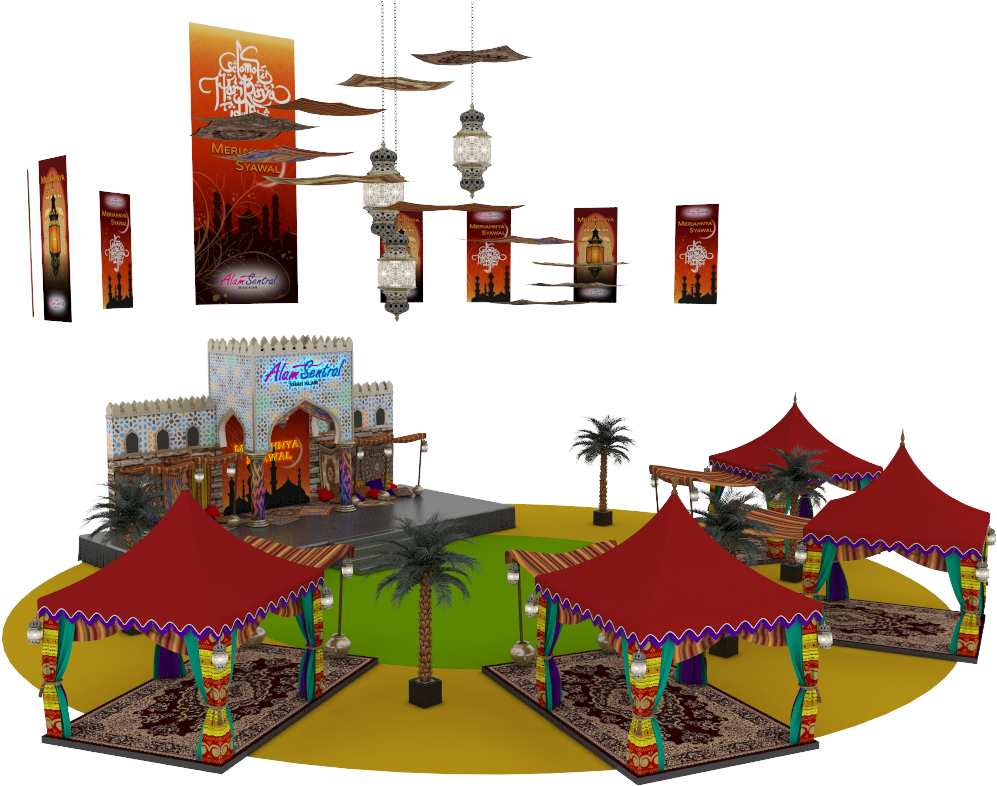 Proposed 'hari Raya' Deco For Alam Sentral Mall - Kindergarten (1300x800)