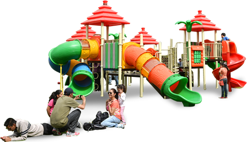 Es Un Espacio Recreativo Creado Y Diseñado En Un Terreno - Playground (500x288)