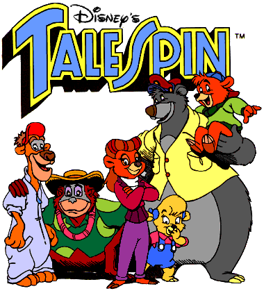 As Cenas De Ação De Duck Tales Influenciaram As Outras - Tales Pin (380x419)