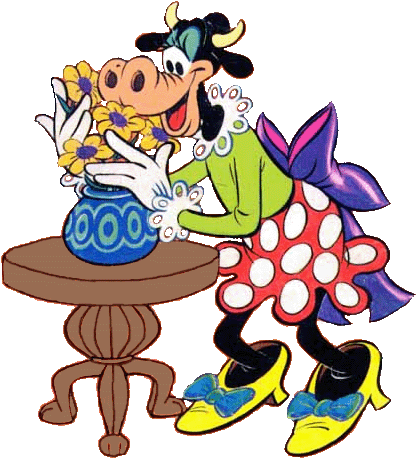 Clarabelle Cow Clipart - Clarabelle Cow (426x474)