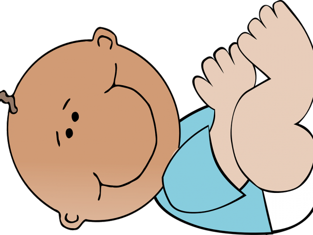 Black Baby Clipart - Baby Boy Clip Art (640x480)
