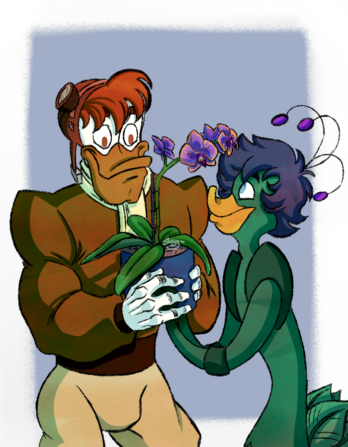 Darkwing Duck Bushroot Launchpad Mcquack 30 Day Otp - Cartoon (700x900)