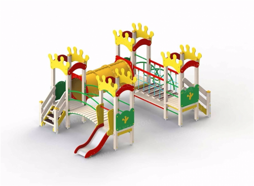 Детский Игровой Комплекс Для Детей От 3 До 7 Лет - Green (500x500)