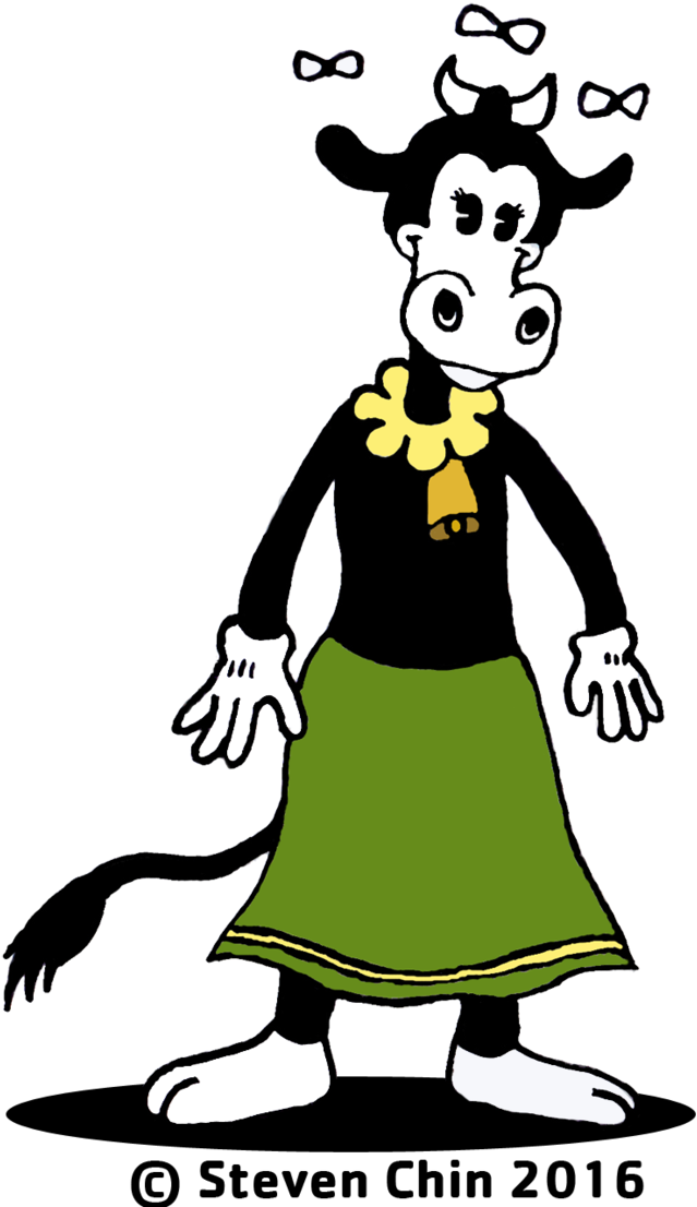 Clarabelle Cow By Rocket-stevo - Clarabelle Cow (712x1123)
