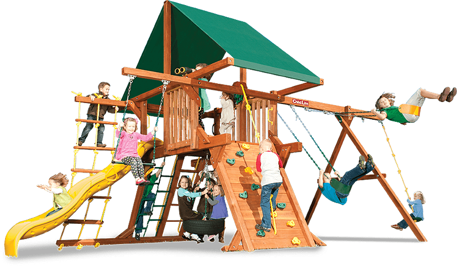 Wooden Swing Sets - Funmakers (900x524)