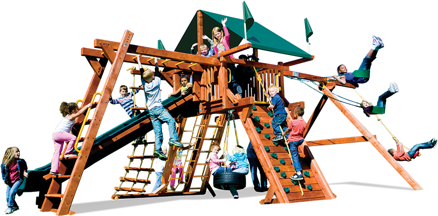 Monster Castle Pkg Iii 72c Swingset - Playground (892x447)