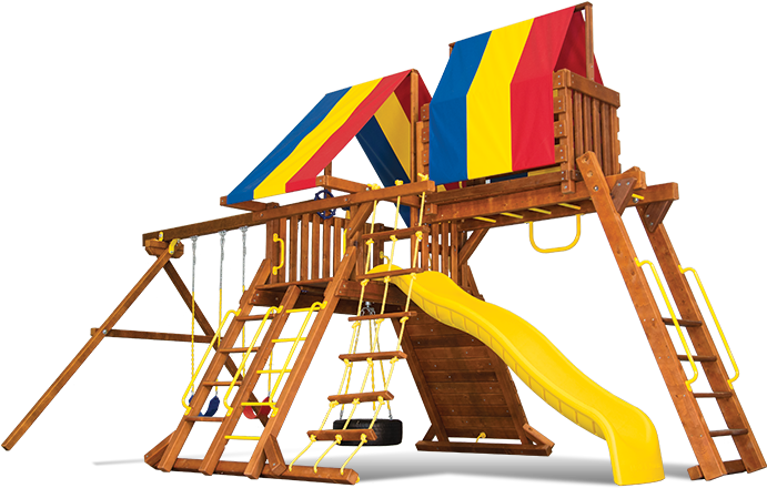 Rainbow's - Backyard Playworld (892x447)