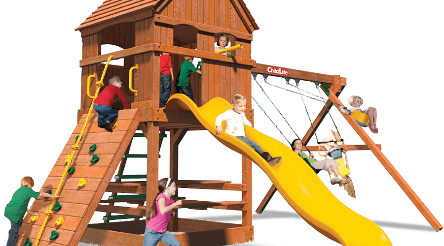 Monkey Tower D Desk - Playground Slide (900x500)