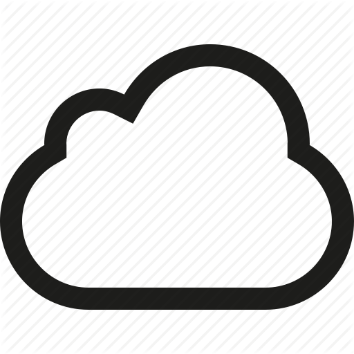 Cloud Clipart Transparent Background - Icon (512x512)