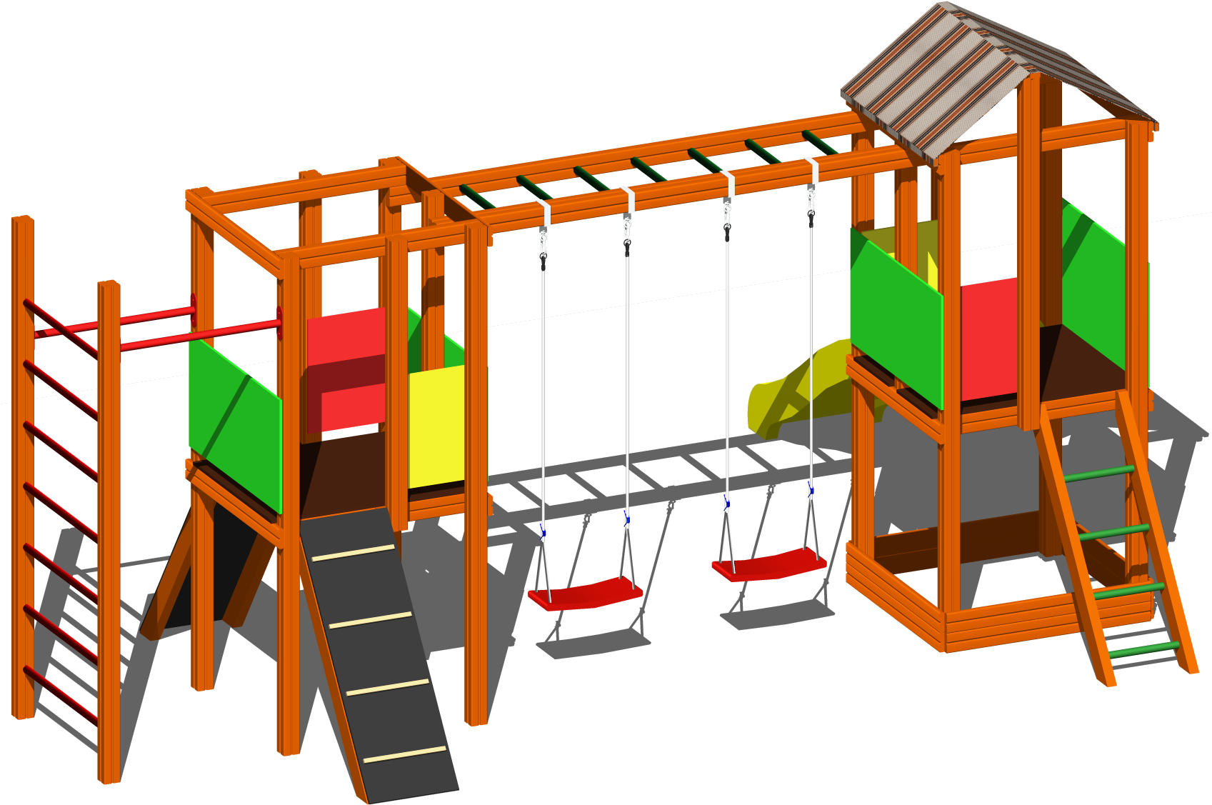 Bērnu Rotaļu- Spēļu Laukumu Izgatavošana Atrakcijām - Playground (1862x1184)