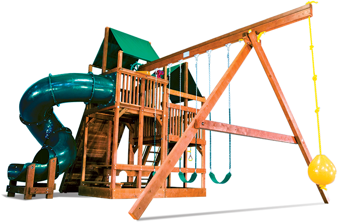 Rainbow's - Backyard Playworld (892x447)