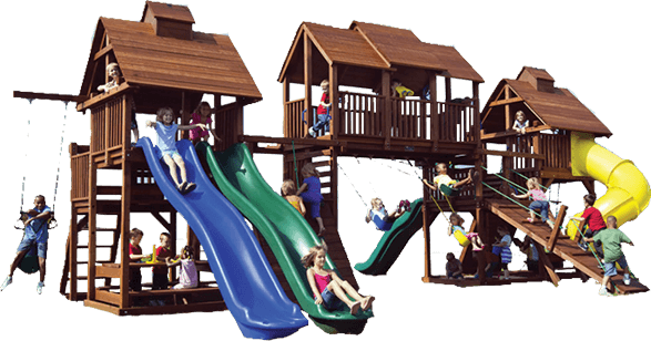 Swing For Swing Sets Hassle Free Installation Get Your - Kids Playset (587x308)