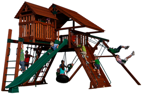 Awesome Playground For Your Kids In The Backyard - Playground (556x315)