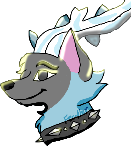 New Wolf Mascot Arts - Cartoon (474x497)