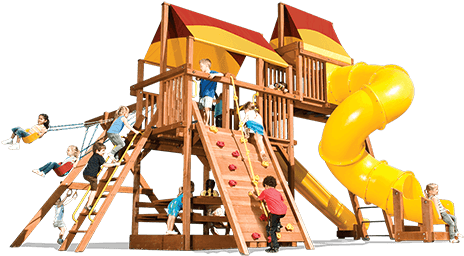 Playhouse Xl 6' - Playground Slide (480x260)