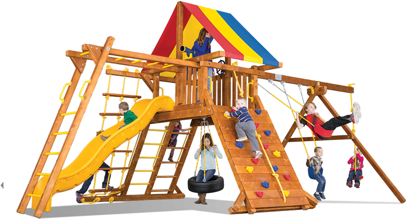 Carnival Castle Pkg Iii 32c Swingset - Carnival (892x447)